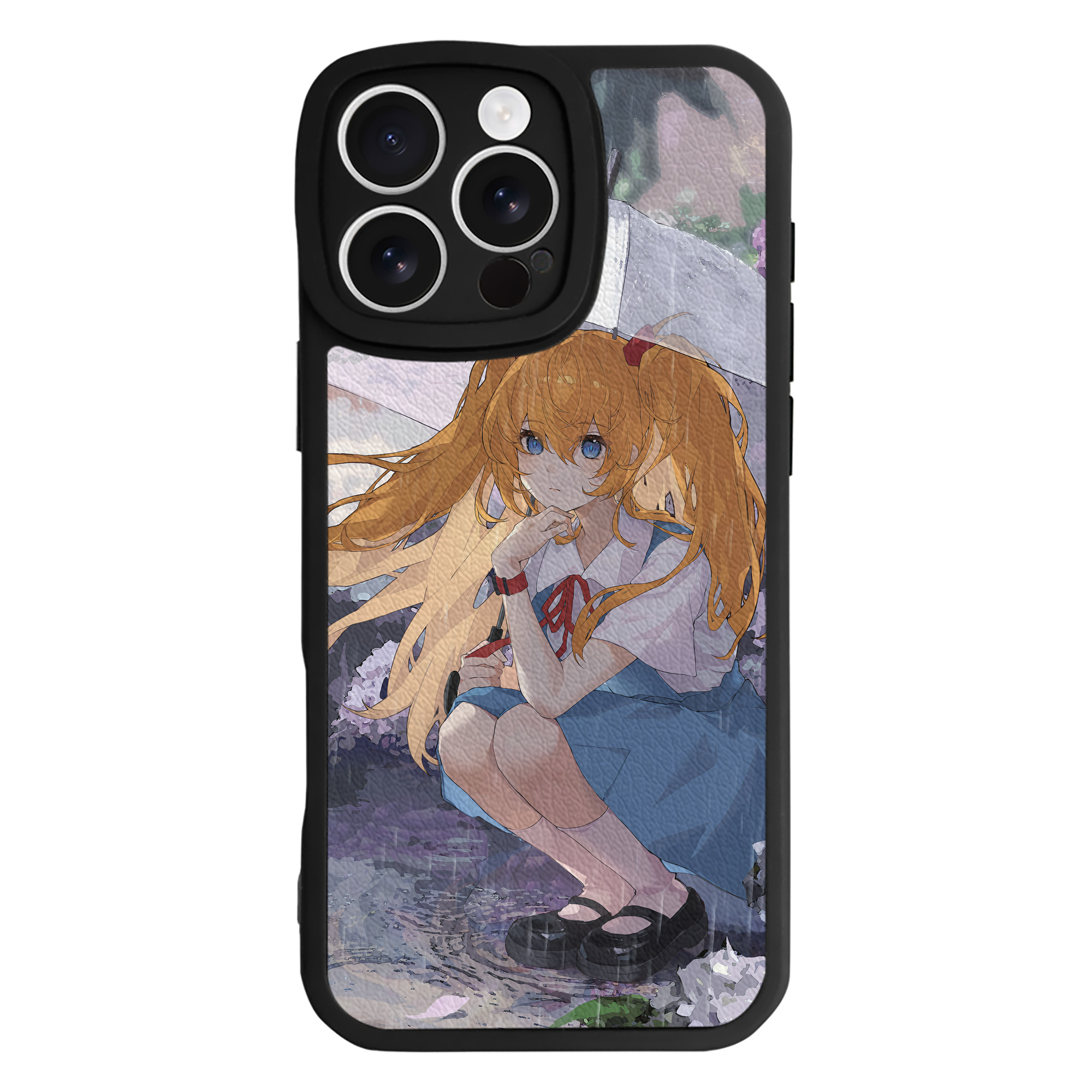 （画像用） EVA 新世紀エヴァンゲリオン 【iPhone 16シリーズ対応】シリコンスマホケース（レザー調） 材質：シリコン